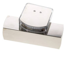 Caudalímetro de área variable G1'' de latón para aceite 5-15 l/min 250 bar