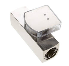 Caudalímetro de área variable G1'' de latón para aceite 5-15 l/min 250 bar