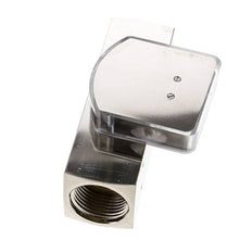 Caudalímetro de área variable G1'' de latón para aceite 5-15 l/min 250 bar