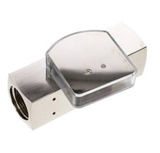 Caudalímetro de área variable G1'' de latón para aceite 5-15 l/min 250 bar