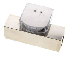 Caudalímetro de área variable G1'' de latón para aceite 8-24 l/min 250 bar