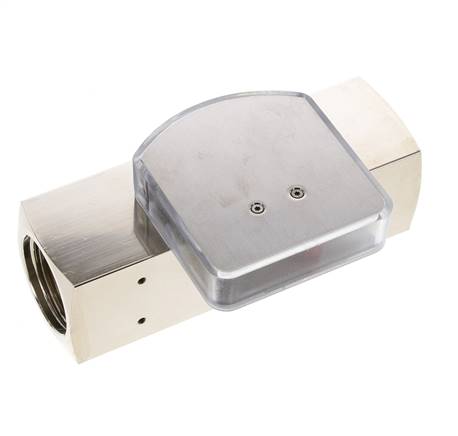 Caudalímetro de área variable G1'' de latón para aceite 8-24 l/min 250 bar