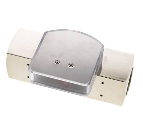 Caudalímetro de área variable G1'' de latón para aceite 8-24 l/min 250 bar