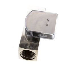 Caudalímetro de área variable G1'' de latón para aceite 10-30 l/min 250 bar