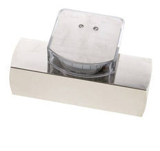 Caudalímetro de área variable G1'' de latón para aceite 15-45 l/min 250 bar