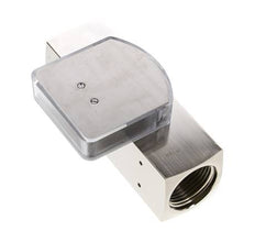 Caudalímetro de área variable G1'' de latón para aceite 15-45 l/min 250 bar