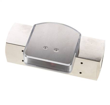 Caudalímetro de área variable G1'' de latón para aceite 20-60 l/min 250 bar