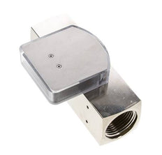 Caudalímetro de área variable G1'' de latón para aceite 20-60 l/min 250 bar