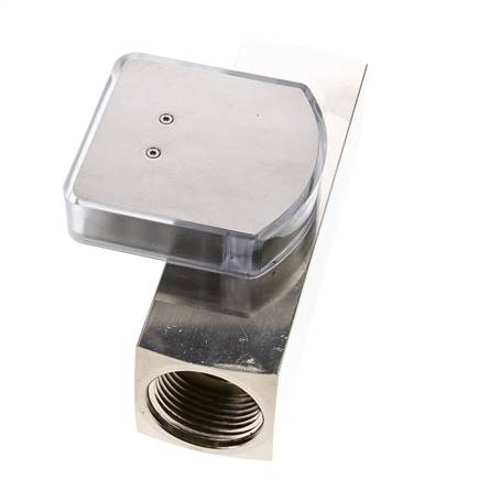 Caudalímetro de área variable G1'' de latón para aceite 20-60 l/min 250 bar