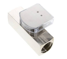 Caudalímetro de área variable G1'' de latón para aceite 30-90 l/min 250 bar