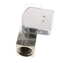 Caudalímetro de área variable G1'' de latón para aceite 30-90 l/min 250 bar