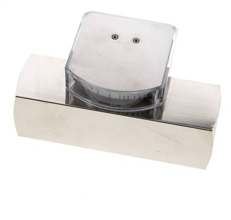 Caudalímetro de área variable G1'' de latón para aceite 35-110 l/min 250 bar