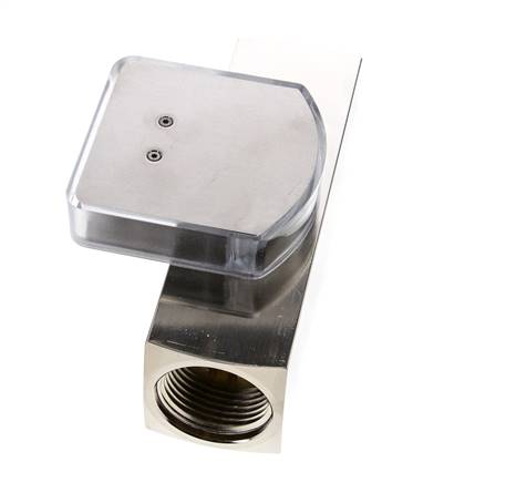 Caudalímetro de área variable G1'' de latón para aceite 35-110 l/min 250 bar