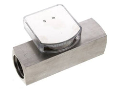 Caudalímetro de área variable G1'' de acero inoxidable para aceite 0.5-1.5 l/min 300 bar
