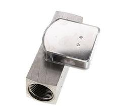 Caudalímetro de área variable G1'' de acero inoxidable para aceite 0.5-1.5 l/min 300 bar