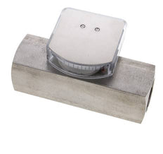 Caudalímetro de área variable G1'' de acero inoxidable para aceite 1-4 l/min 300 bar