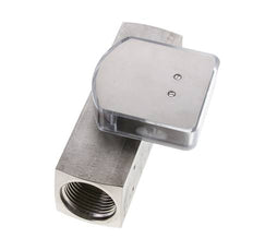 Caudalímetro de área variable G1'' de acero inoxidable para aceite 1-4 l/min 300 bar
