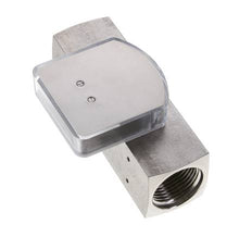 Caudalímetro de área variable G1'' de acero inoxidable para aceite 1-4 l/min 300 bar