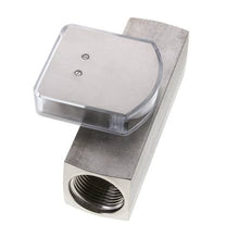 Caudalímetro de área variable G1'' de acero inoxidable para aceite 1-4 l/min 300 bar