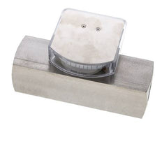 Caudalímetro de área variable G1'' de acero inoxidable para aceite 3-10 l/min 300 bar