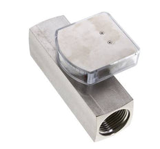 Caudalímetro de área variable G1'' de acero inoxidable para aceite 3-10 l/min 300 bar