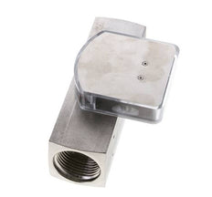 Caudalímetro de área variable G1'' de acero inoxidable para aceite 3-10 l/min 300 bar