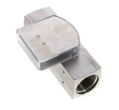 Caudalímetro de área variable G1'' de acero inoxidable para aceite 3-10 l/min 300 bar