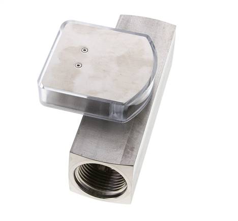 Caudalímetro de área variable G1'' de acero inoxidable para aceite 3-10 l/min 300 bar