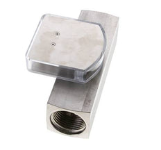 Caudalímetro de área variable G1'' de acero inoxidable para aceite 3-10 l/min 300 bar