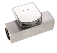 Caudalímetro de área variable G1'' de acero inoxidable para aceite 8-24 l/min 300 bar