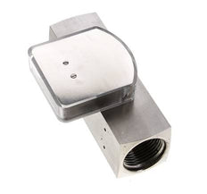 Caudalímetro de área variable G1'' de acero inoxidable para aceite 8-24 l/min 300 bar