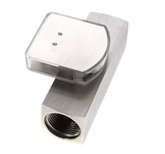 Caudalímetro de área variable G1'' de acero inoxidable para aceite 8-24 l/min 300 bar