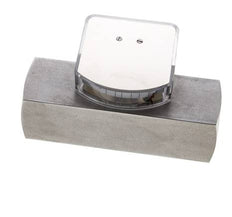 Caudalímetro de área variable G1'' de acero inoxidable para aceite 10-30 l/min 300 bar
