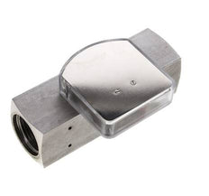 Caudalímetro de área variable G1'' de acero inoxidable para aceite 10-30 l/min 300 bar