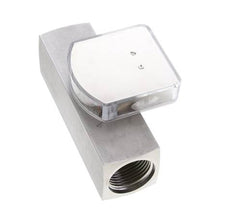 Caudalímetro de área variable G1'' de acero inoxidable para aceite 15-45 l/min 300 bar