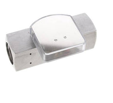 Caudalímetro de área variable G1'' de acero inoxidable para aceite 15-45 l/min 300 bar