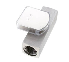 Caudalímetro de área variable G1'' de acero inoxidable para aceite 15-45 l/min 300 bar