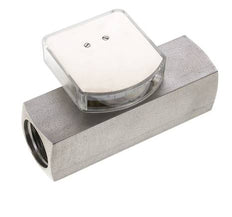 Caudalímetro de área variable G1'' de acero inoxidable para aceite 35-110 l/min 300 bar