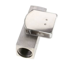 Caudalímetro de área variable G1'' de acero inoxidable para aceite 35-110 l/min 300 bar