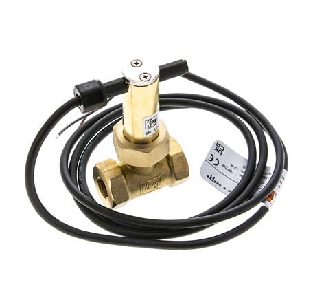 Interruptor de caudal de paleta en línea 2.3-4.7 l/min 100 bar G1/4'' latón