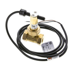 Interruptor de caudal de paleta en línea 2.3-4.7 l/min 100 bar G1/4'' latón