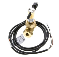 Interruptor de caudal de paleta en línea 2.3-4.7 l/min 100 bar G1/4'' latón