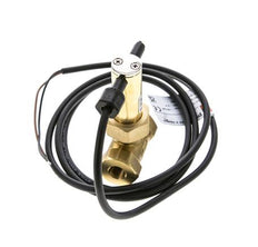 Interruptor de caudal de paleta en línea 2.3-4.7 l/min 100 bar G1/4'' latón