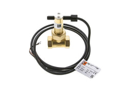 Interruptor de caudal de paleta en línea 2.7-6.4 l/min 100 bar G1/2'' latón