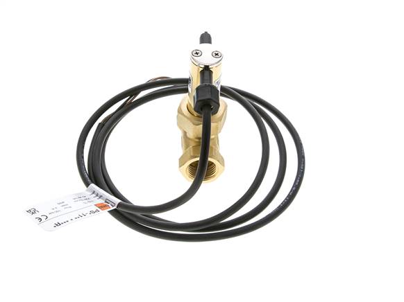 Interruptor de caudal de paleta en línea 2.7-6.4 l/min 100 bar G1/2'' latón