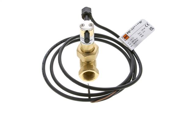 Interruptor de caudal de paleta en línea 2.7-6.4 l/min 100 bar G1/2'' latón