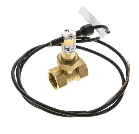 Interruptor de caudal de paleta en línea 7.7-13.4 l/min 100 bar G3/4'' latón