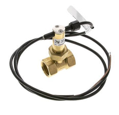 Interruptor de caudal de paleta en línea 7.7-13.4 l/min 100 bar G3/4'' latón