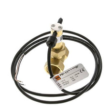 Interruptor de caudal de paleta en línea 7.7-13.4 l/min 100 bar G3/4'' latón