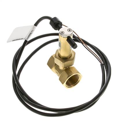 Interruptor de caudal de paleta en línea 7.7-13.4 l/min 100 bar G3/4'' latón